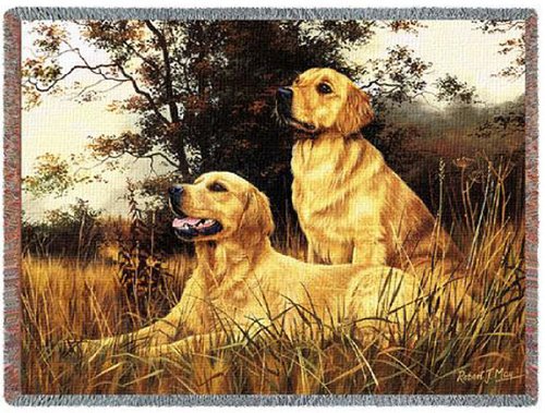 Pure Country 1128-T Golden Retriever Pet Blanket, Various Blended Colorways, 53 by 70-Inch