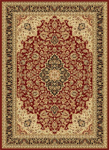 Universal Rugs 7540 Traditional Area Rug, 7-Feet 10-Inch by 10-Feet 6-Inch, Red