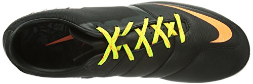 Nike Men's Bomba Pro II Black/Atomic Orange/Volt Turf Soccer Shoe 10 Men US