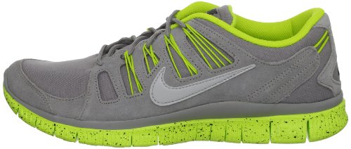 Nike Men's NIKE FREE 5.0 EXT RUNNING SHOES 10 Men US (MEDIUM GREY/STRT GREY/BLK/CYBR) thumbnail