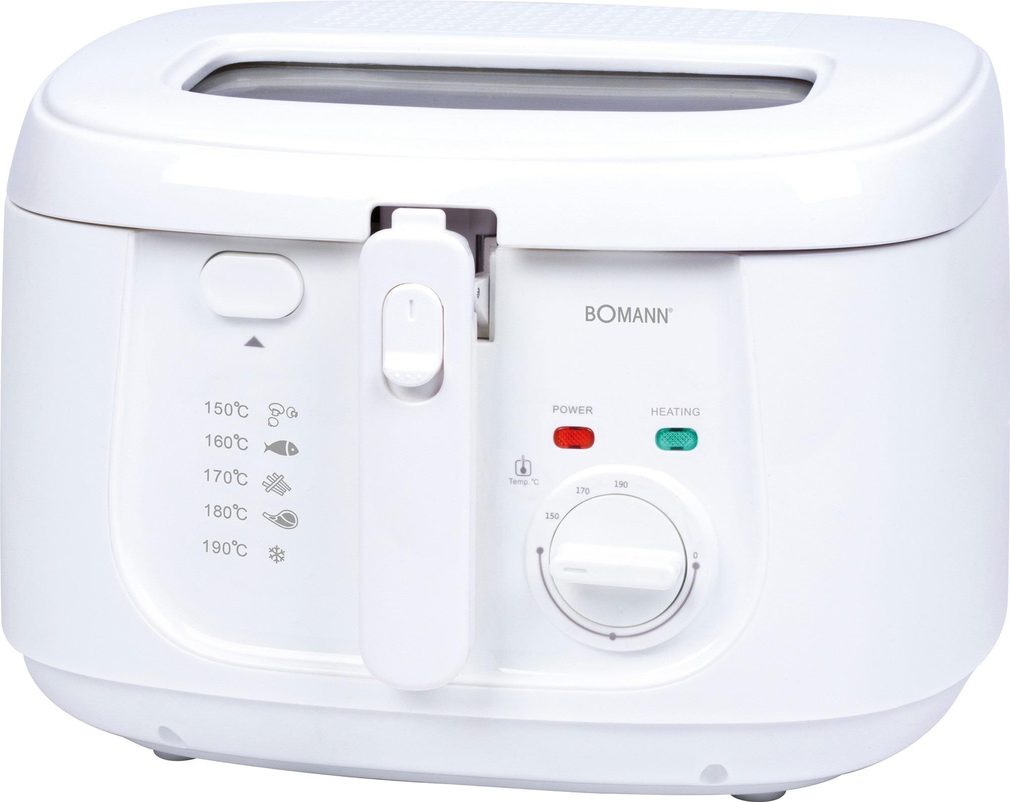 BOMANN Fritteuse »FR 6051 CB«, 1800 W, Fassungsvermögen 2,5 L
