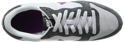 Nike Women's Genicco Anthracite/Pure Platinum/White/Bright Grape 10 B - Medium
