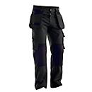 Bundhose Jobman 2312 PRACTICAL, Mit Knie- & Holstertaschen, Schwarz I Schwarz, Gr. 48 thumbnail