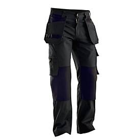 Bundhose Jobman 2312 PRACTICAL, Mit Knie- & Holstertaschen, Schwarz I Schwarz, Gr. 54