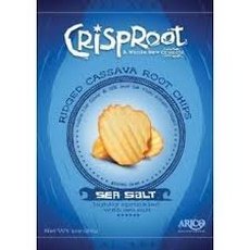 Crisproot Ridged Cassava Root Chips Sea Salt 24x 5Oz