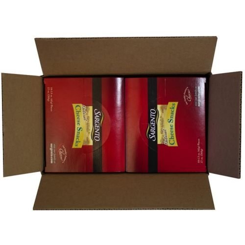 Sargento Natural Sharp Cheddar Cheese Bar, 1.5 Ounce - 18 Count per Pack -- 4 Packs per Case.