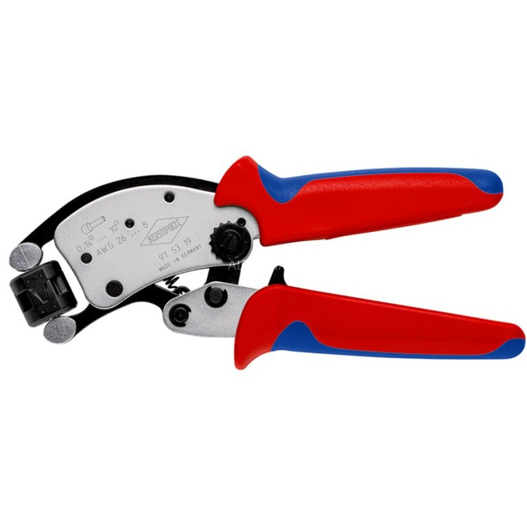 KNIPEX 97 53 19 Twistor® T Self-Adjusting Crimping Pliers 200 Mm