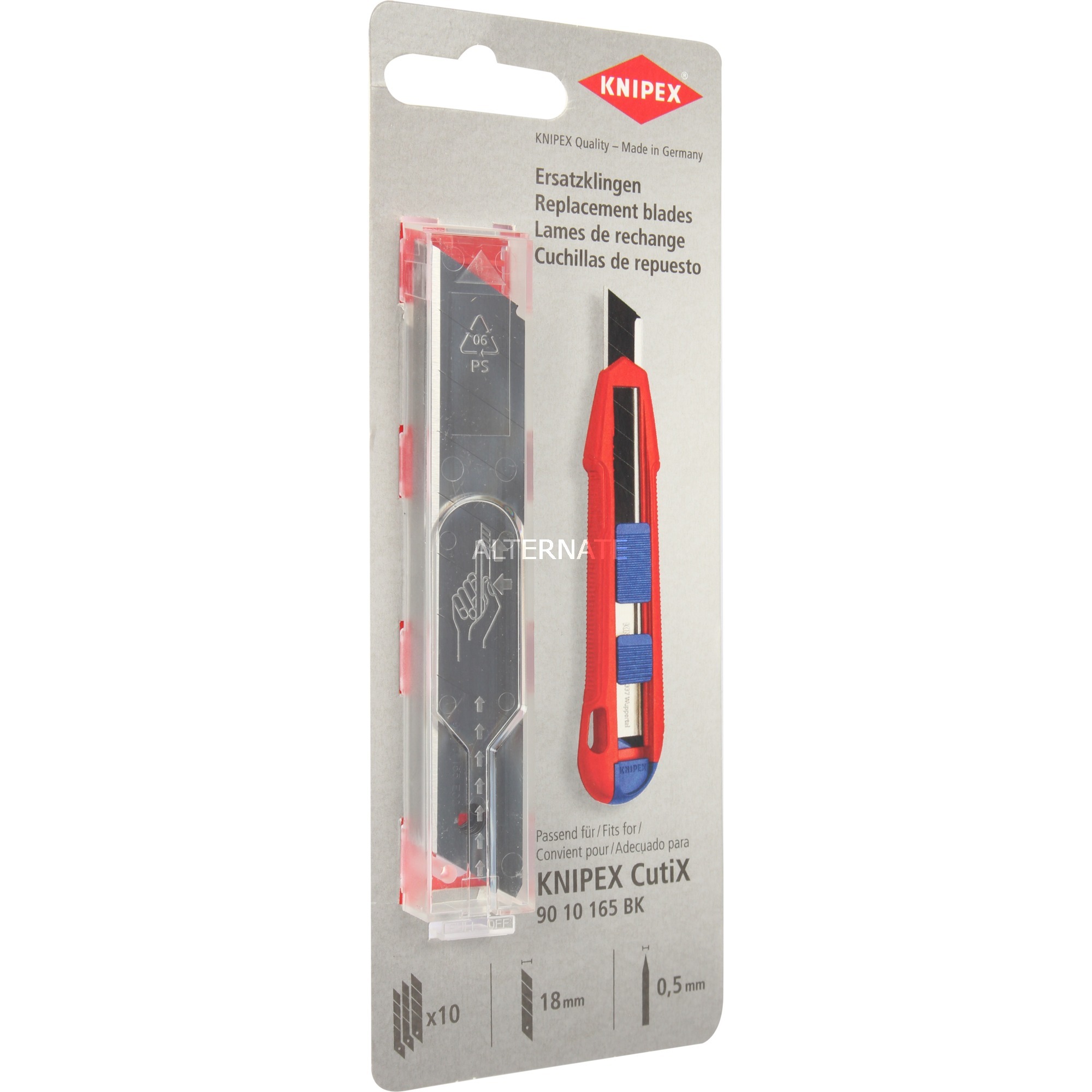 KNIPEX 90 10 165 E02 Spare Blade for 90 10 165 BK (10x)