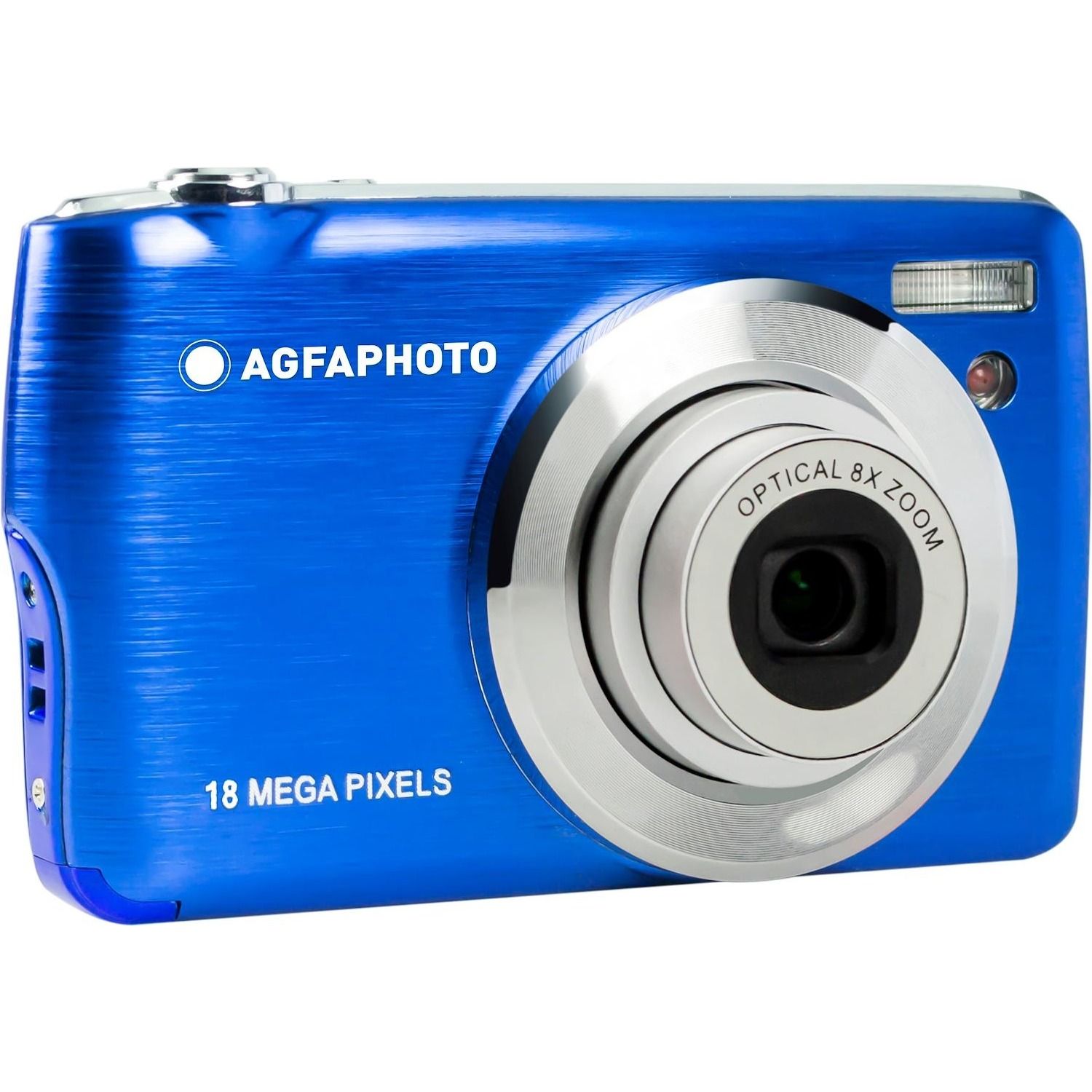 AGFAPhoto DC8200 18MP Compact Digital Camera with 8x Optical Zoom and 32GB Memory (Blue)