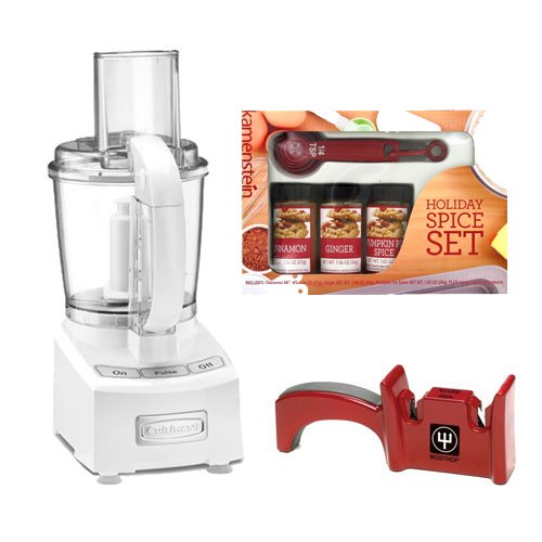 Cuisinart Elite Collection 7 Cup Food Processor + Kamenstein Mini Measuring Spoons Spice Set + Accessory Kit thumbnail