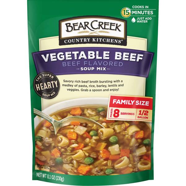 Bear Creek Country Kitchen Vegetable Beef Flavor Soup Mix 
