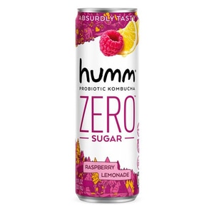 Humm Probiotic Kombucha Zero Sugar Raspberry Lemonade
