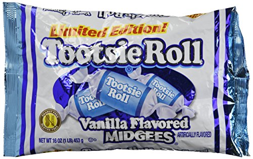 Vanilla Tootsie Rolls Midgees Limited Edition 16 Ounce Bag 1 Pound thumbnail