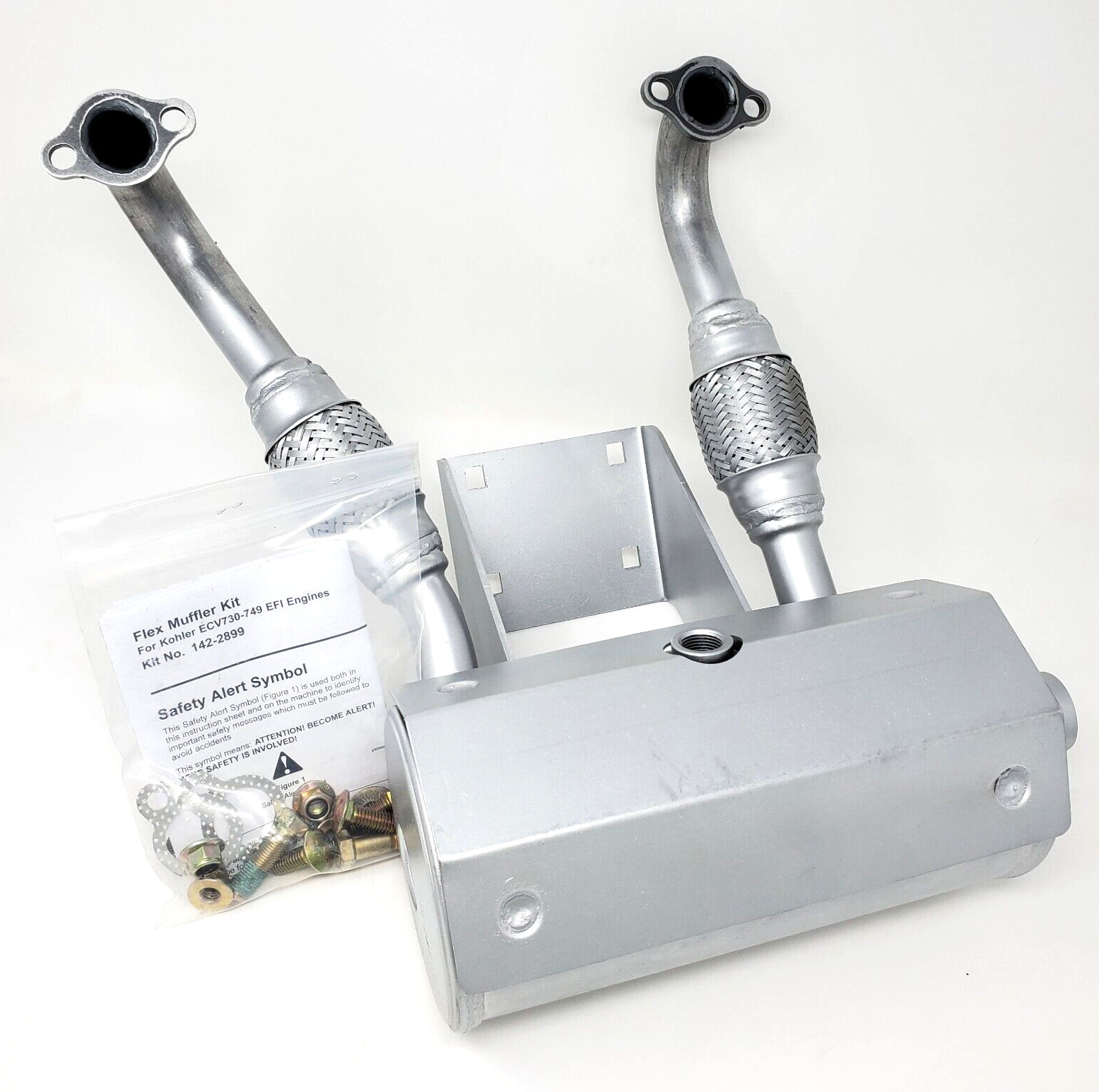 Genuine Exmark 142-6858 Muffler Kit Lazer Z E S X Z Series OEM