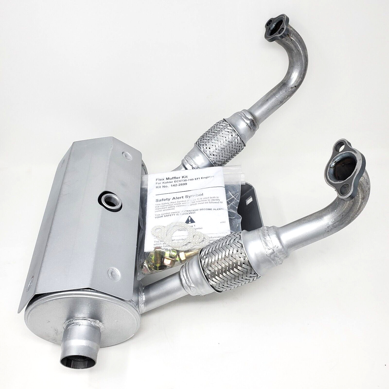 Genuine Exmark 142-6858 Muffler Kit Lazer Z E S X Z Series OEM thumbnail