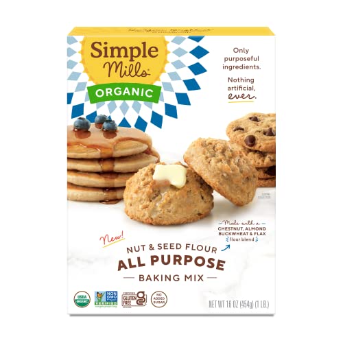 Simple Mills, Organic Purpose Nut and Seed Flour Baking Mix, 16 Oz (Case of 6)