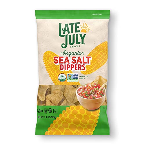 Late July Organic Sea Salt Dippers Tortilla Chips - 7.4oz