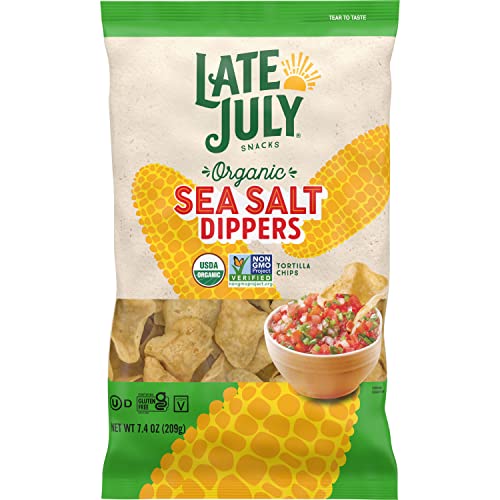 Late July Organic Sea Salt Dippers Tortilla Chips - 7.4oz thumbnail