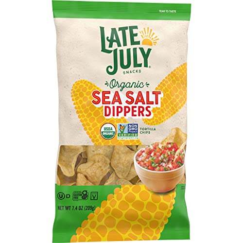 Late July Organic Sea Salt Dippers Tortilla Chips - 7.4oz thumbnail