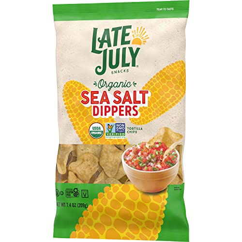 Late July Organic Sea Salt Dippers Tortilla Chips - 7.4oz thumbnail