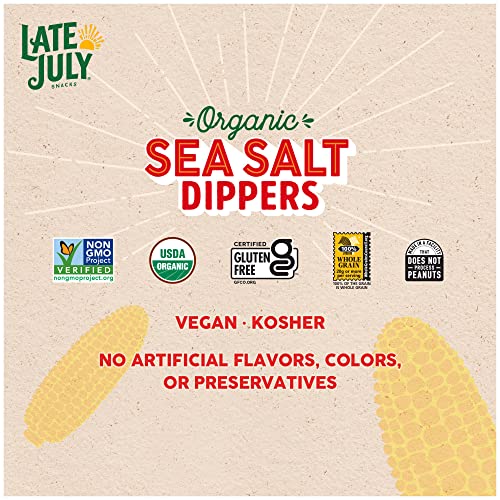 Late July Organic Sea Salt Dippers Tortilla Chips - 7.4oz thumbnail