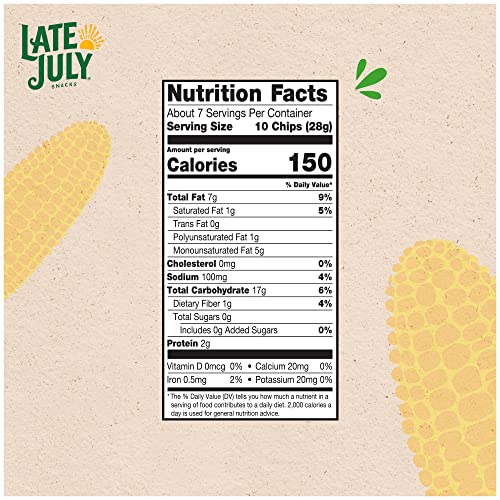 Late July Organic Sea Salt Dippers Tortilla Chips - 7.4oz thumbnail