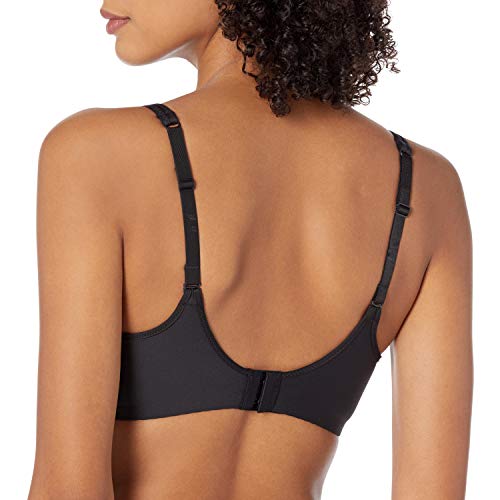 Bali Women's One Smooth U Ultra Light Illusion Neckline Underwire Bra, Black,38C thumbnail