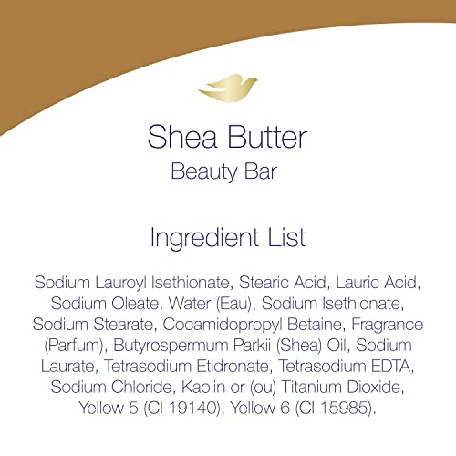 Dove Beauty Bar Gentle Skin Cleanser Moisturizing for Gentle Soft Skin Care Shea Butter More Moisturizing Than Bar Soap 3.75 Oz 8 Bars thumbnail