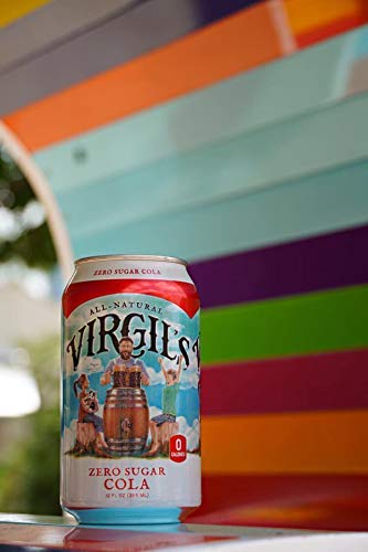 Virgil’s, Zero Sugar Cola, Great Tasting Zero Calorie Keto Friendly Soda (12- 12oz Cans) thumbnail