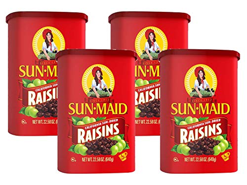 Sun Maid Natural California Raisins (22.58 Ounce , Pack of 4)