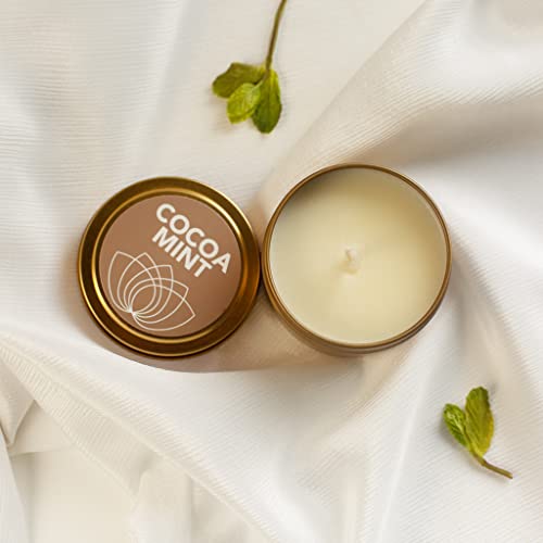 Good Clean Love Cocoa Mint Massage Candle, Creates an Aromatic & Intimate Massage Oil, 100% Natural, Made with Pure Essential Oils, Exotic Sweet & Bal thumbnail