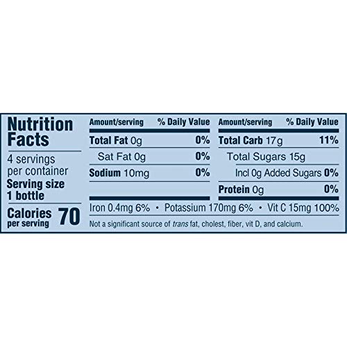 Gerber Apple Prune Juice, Non-GMO Juice from Concentrate, Made for Toddlers, 4 - 4 FL OZ Bottles per Pack (Pack of 6) thumbnail