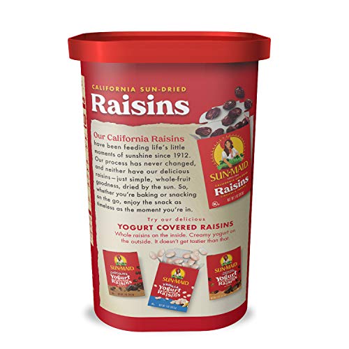 Sun-Maid Natural California Raisins, Whole Fruit, Non-GMO, Kosher, 22.58 Oz (Pack of 2) thumbnail