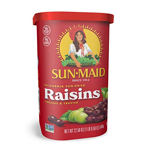 Sun-Maid Natural California Raisins, Whole Fruit, Non-GMO, Kosher, 22.58 Oz (Pack of 2) thumbnail