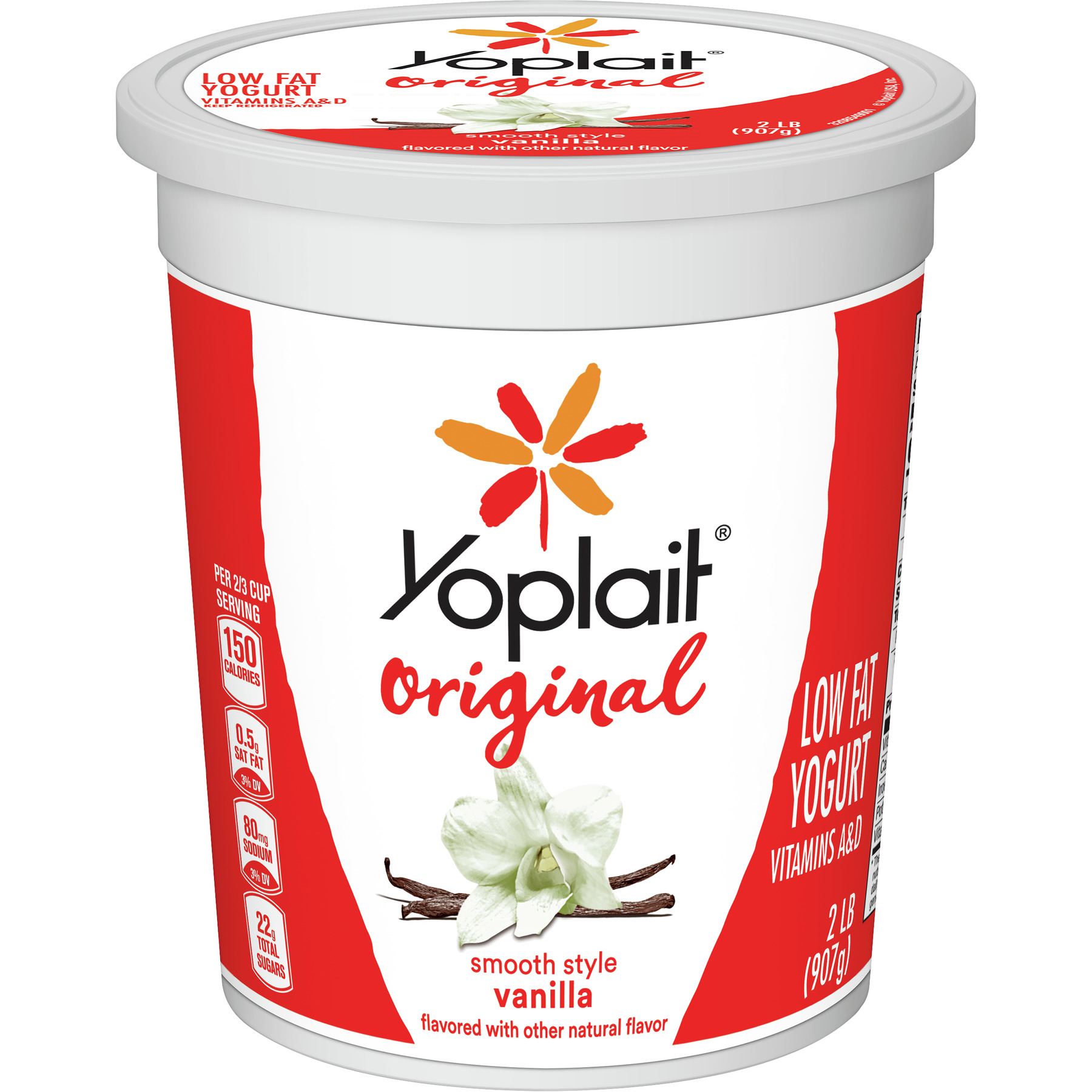 Yoplait Original Vanilla Low Fat Yogurt