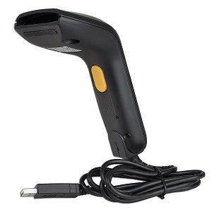 Generic USB Handheld CCD Barcode Scanner, Black (7185413C4831619)