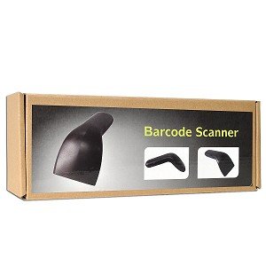 Generic USB Handheld CCD Barcode Scanner, Black (7185413C4831619) thumbnail