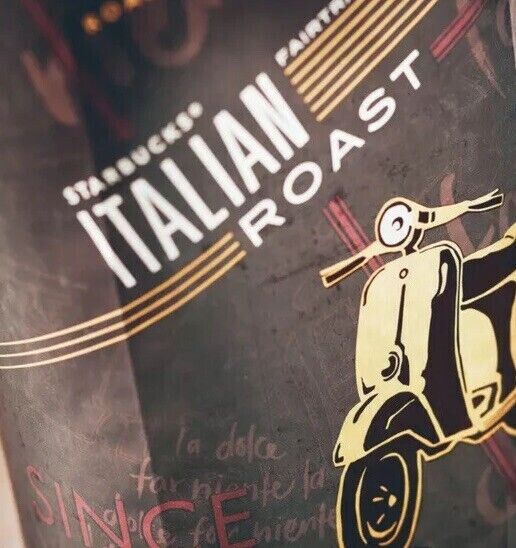 STARBUCKS Italian Whole Bean Dark Roast 12 Bags 8.8 Oz Ea  6.6 LB SEE Full Info thumbnail