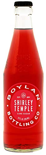 Boylan Bottling Pure Cane Sugar Soda Pop  12 Oz Glass Bottles (Shirley Temple  Pack of 6) Shirley Temple 12 Fl Oz (Pack of 6)