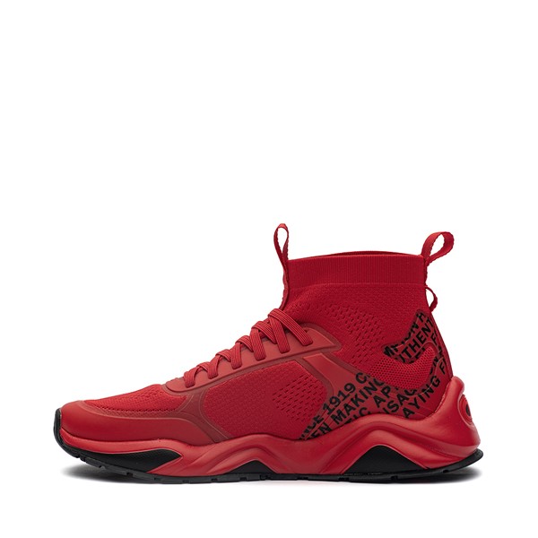 Mens Champion 9318 Fused Hi Athletic Shoe - Scarlet / Black thumbnail