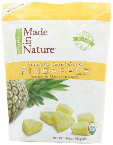 Made in Nature Organic Club Pack, Golden Sweet Pineapple, 16-Ounce