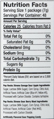Pop Rocks - Extreme Sour Candy 48ct thumbnail