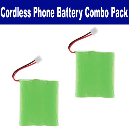 GE 2-6990 Cordless Phone Combo-Pack Includes: 2 X EM-CPH-482D Batteries