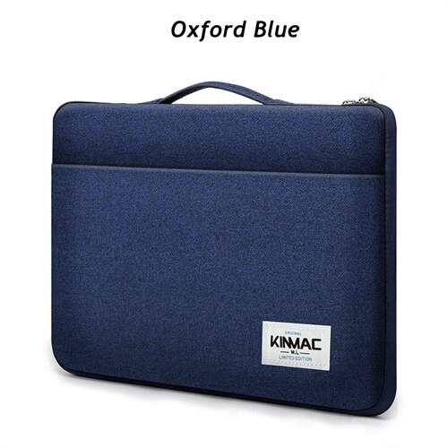 Brand Kinmac Laptop Bag 12,13,14,15,15.6 Inch,Oxford Women Lady Man Handbag Case for MacBook Air Pro 13.3 Briefcase PC Dropship - Blue, 14 Inch