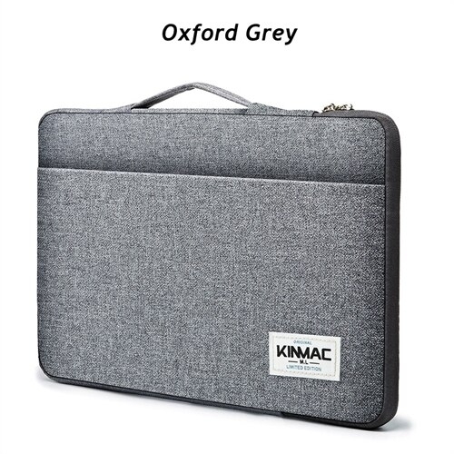 Brand Kinmac Laptop Bag 12,13,14,15,15.6 Inch,Oxford Women Lady Man Handbag Case for MacBook Air Pro 13.3 Briefcase PC Dropship - Grey, for Macbook