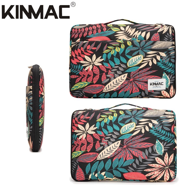 Brand Kinmac Laptop Bag 12,13,14,15,15.6 Inch,Black Maple Lady Man Handbag Case for MacBook Air Pro 13.3 Briefcase PC Dropship - Black Forest, thumbnail