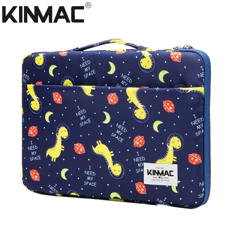 Brand Kinmac Laptop Bag 12,13,14,15,15.6 Inch,Women Man Handbag Case for MacBook Air Pro M1 Notebook PC Briefcase Dropship KC126 - Blue Dragon, thumbnail