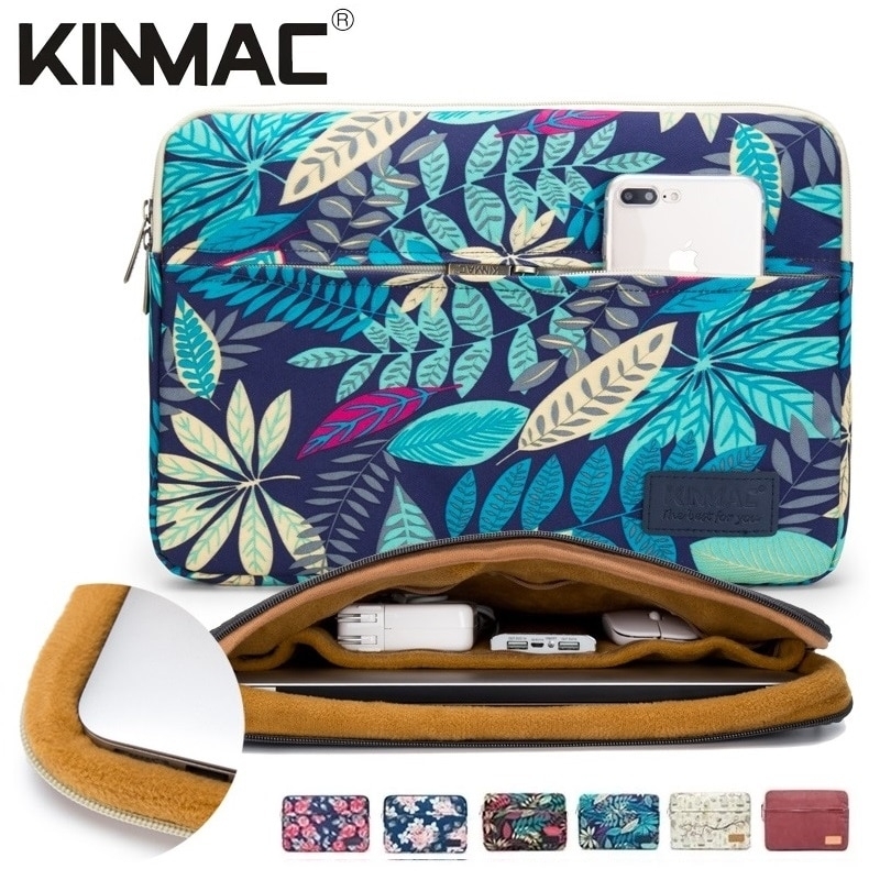 Brand Kinmac Laptop Bag 13,15,15.6 Inch,Women Man Shockproof Sleeve Case Cover for MacBook Air Pro Notebook Computer PC Dropship - Black Forest, 13.3