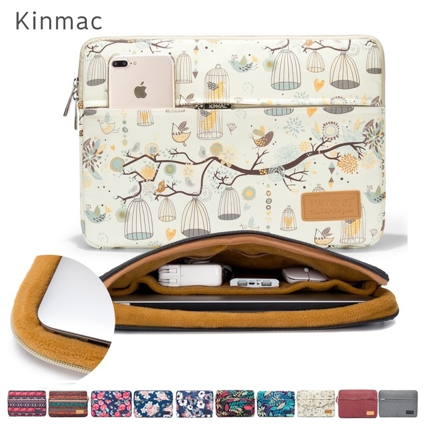 Brand Kinmac Laptop Bag 13,15,15.6 Inch,Women Man Shockproof Sleeve Case Cover for MacBook Air Pro Notebook Computer PC Dropship - Blue Camelli, 13.3 thumbnail