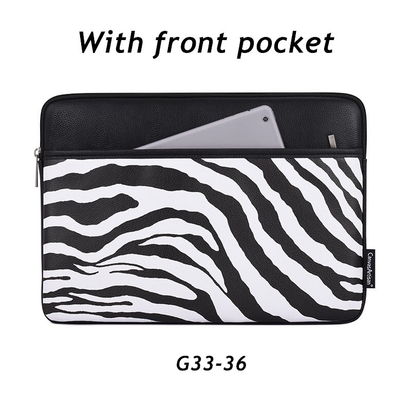 Brand Laptop Bag 11,12,13.14.15.6 Inch Waterproof Sleeve Case for Macbook Air Pro M1,Man Lady Zebra Notebook Shockproof DropShip - G33-36, for